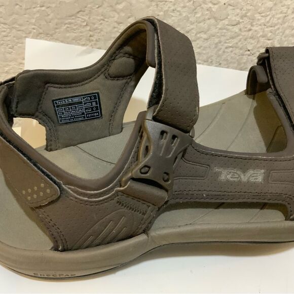Teva 1006912 Holliway Black Strap Sports Sandals Men Size 11 main image 5